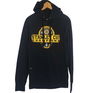 Boston Bruins Stanley Cup Champs 2011 Antiqua Women's S Hooded Sweatshirt Black